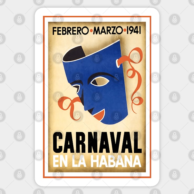 Carnaval, En la Habana, Poster Sticker by BokeeLee